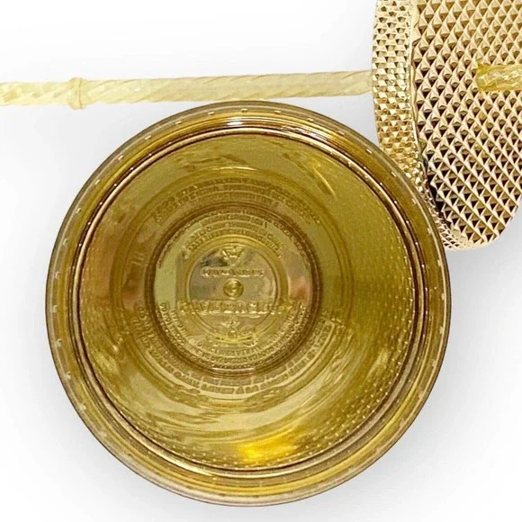 Starbucks Gold Studded Tumbler 16 oz Grande Holiday 2022 Metallic Bling Cold Cup - Picture 10 of 10